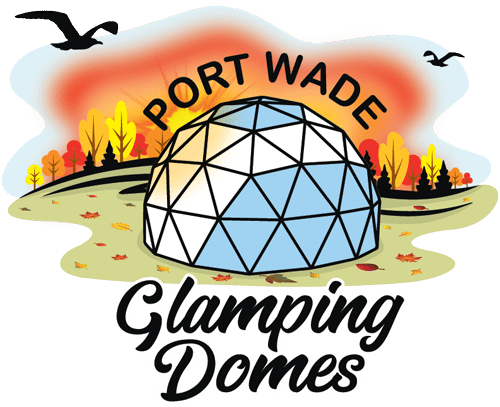 Port Wade Glamping Domes Fall Logo